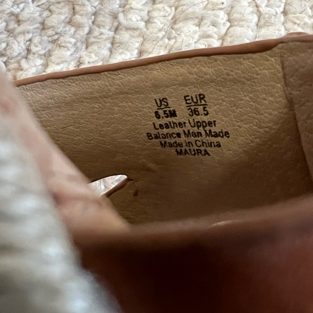 Sam Edelman Maura Leather Cognac Espadrilles- 6.5 - Picture 8 of 8